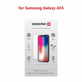 OCHRANNÉ TEMPEROVANÉ SKLO SWISSTEN PRO SAMSUNG GALAXY A55 RE 2,5D