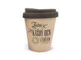 Nekupto Cestovní hrnek Začni každý den s úsměvem Kafetearie