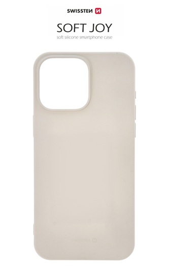 POUZDRO SWISSTEN SOFT JOY PRO APPLE IPHONE 15 PRO MAX KAMENNĚ ŠEDÉ