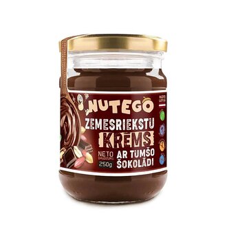 NUTEGO Arašídový krém s hořkou čokoládou váha 250g