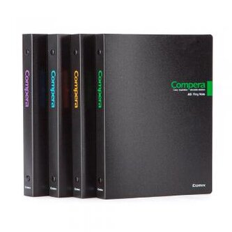 Poznámkový blok Compera Premium CRA5307 A5/Linkovaný  Černo/zelená