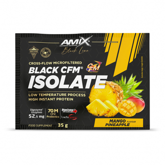 Amix Black Line Black CFM Isolate 35 g mango pineapple (mango-ananas)