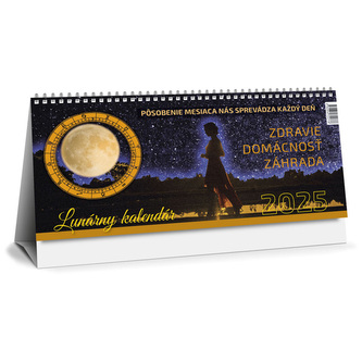 Lunárny kalendár 2025 stolový