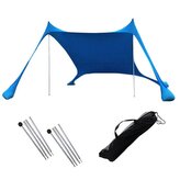 Přístřešek na pláž Shade Steel s UV 50+ - 300x300x200 cm  Červená