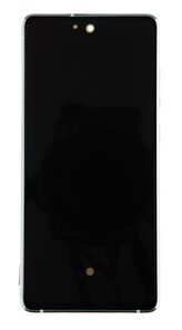 LCD display + Dotyk + Přední Kryt Samsung G781 5G Galaxy S20 FE Cloud Mint (Service Pack)