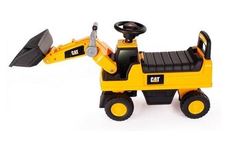 Jeździk koparka spych CAT Caterpillar z łyżką Jeździk koparka spych CAT Caterpillar z łyżką