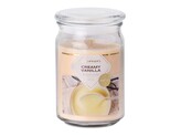 Emocio Sklo 93x142 mm se skleněným víčkem Creamy Vanilla vonná svíčka
