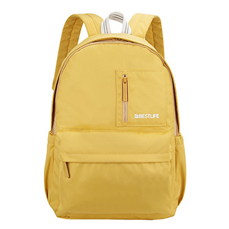 Batoh na notebook 14,1", COL-Rainbow, žlutý z polyesteru, Bestlife