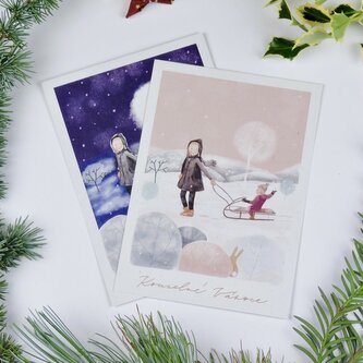 Be Nice Sada pohledů Nebeská procházka 2 ks