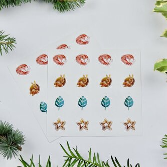 Be Nice vánoční samolepky - Rodinné (32 ks)