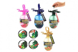 Pumpa na vodní bomby + bomby 100ks plast s přívěškem