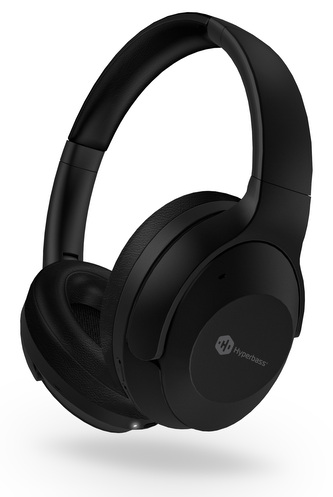 CONNECT IT Hyperbass ANC+ bluetooth bezdrátová sluchátka s mikrofonem, ČERNÁ