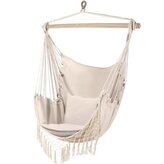Gardlov 23670 Brazilské závěsné houpací křeslo / síť, 2x polštář, béžová