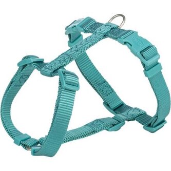 H-postroj PREMIUM, aqua - L:hruď:60-87cm/25mm