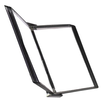 djois doplňkový držák s kapsami pro podlahový stojan, A4, PVC, černé, 10 ks