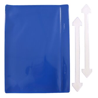 djois závěsná kapsa s připevňovacími pásky, A4, modrá, 10 ks