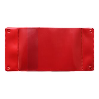 djois závěsná kapsa s otvory, A6, PVC, červená, 10 ks