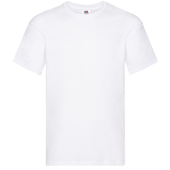 Triko pánské Fruit of the Loom Original T - bílé, 5XL