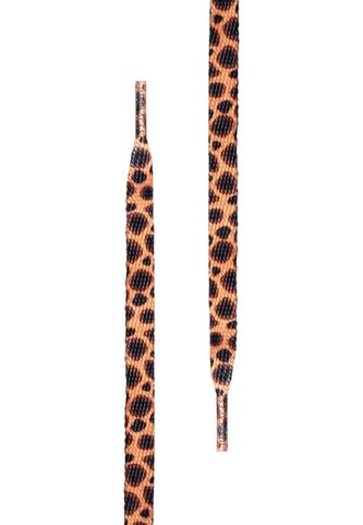 Tkaničky do bot Tubelaces Special Flat Cheetah - oranžové-černé, 90