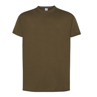 Pánské tričko JHK Regular - olivové, XS
