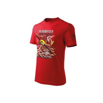 Triko Antonio s letadlem EXTRA 300 - červené, S