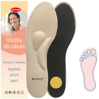 Stélky/vložky do bot ortopedické Dr. Grepl Livia - béžové, 41