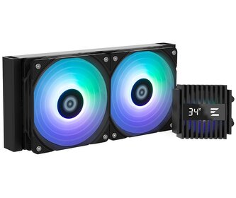 Zalman vodní chladič ALPHA2 A24 Black / 2 x 120 mm / PWM / ARGB / černý Zalman vodní chladič ALPHA2 A24 Black / 2 x 120 mm / PWM / ARGB / černý