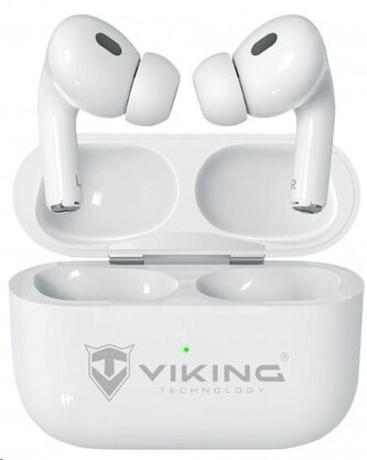 Viking bluetooth sluchátka s mikrofonem VPRORT, bílá Viking bluetooth sluchátka s mikrofonem VPRORT, bílá