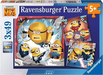 RAVENSBURGER Puzzle Já, padouch 4, 3x49 dílků