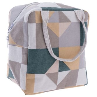 Textilní termotaška na oběd, vícebarevná, 0/150