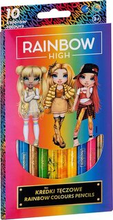 Pastelky Rainbow High JUMBO duhové 10ks