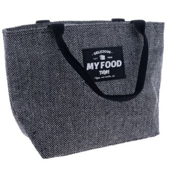 Textilní termotaška, šedá, 0/150