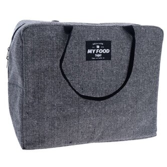 Textilní termotaška, šedá, 0/100