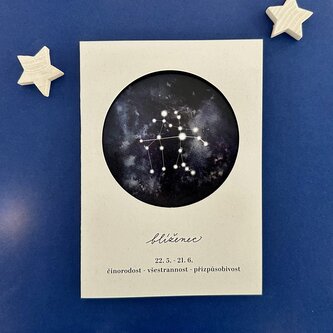 Be Nice přání Znamení zvěrokruhu - Blíženci