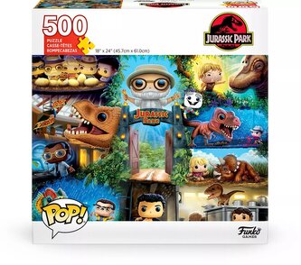 FUNKO GAMES Puzzle POP! Jurský park 500 dílků