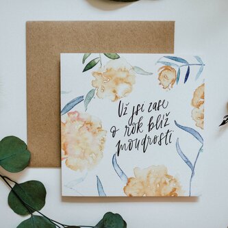 Be Nice Přání Pivoňka - Moudrost