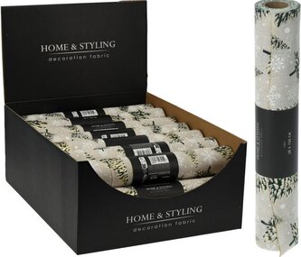 látka DECO FABRIC 28x200cm, vánoční