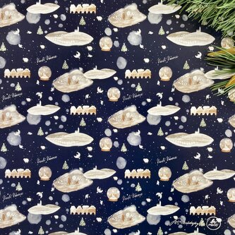 Be Nice Nebeský vánoční balicí papír - velký - 3 ks