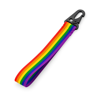 Klíčenka s karabinou Bag Base Key Clip - duhová
