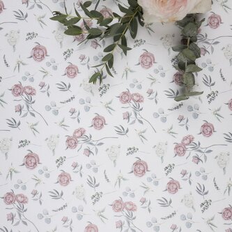 Be Nice Balicí papír Eukalyptus s pivoňkou 5 ks