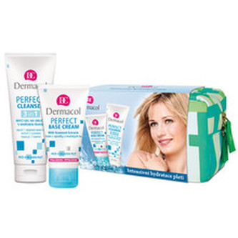 Dermacol Perfect Base pleťový krém Perfect Base 50 ml + mycí gel na obličej Perfect Cleanser 3in1 100 ml