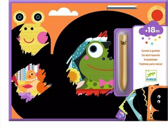 DJECO Vyškrabávací obrázky pro nejmenší: Objevování