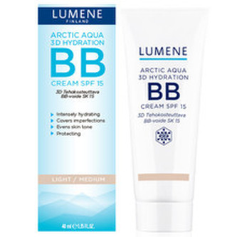 Lumene Arctic Aqua BB krém 3D Hydration SPF15 40 ml Light Medium pro ženy