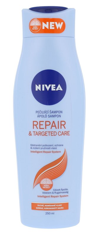 Nivea Repair & Targeted Care Šampon 250 ml pro ženy Nivea Repair & Targeted Care Šampon 250 ml pro ženy
