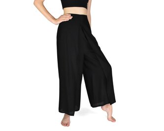 Kalhoty jóga open NUTCHA, černé M/L