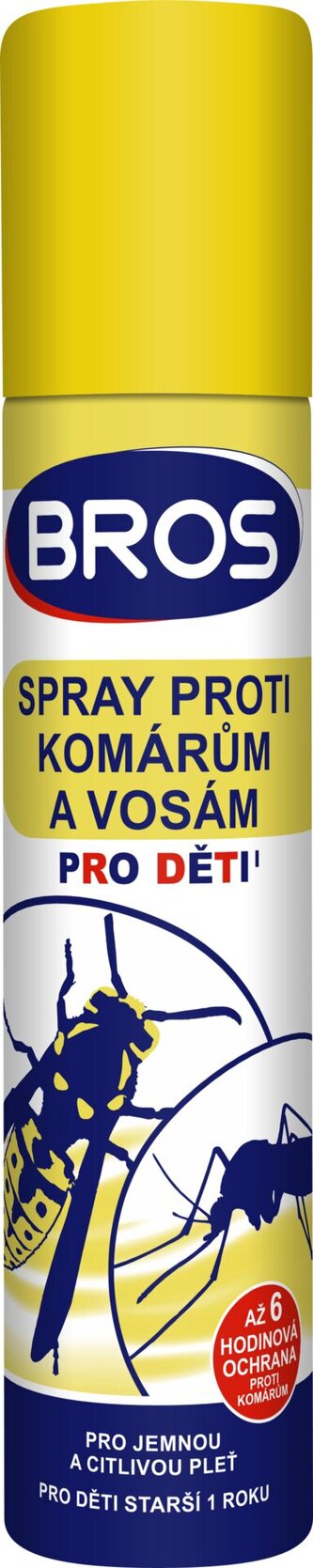 Bros - sprej proti komárům a vosám pro děti 90 ml Bros - sprej proti komárům a vosám pro děti 90 ml