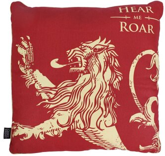 Polštář Game Of Thrones|Hra o trůny: Lannister (46 x 46 cm) bavlna