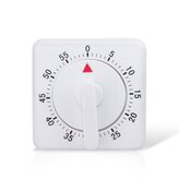 minutník 7x7x5cm, hran., mechan., plast