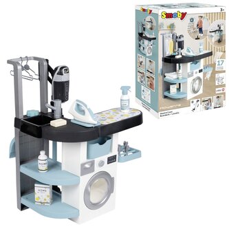 Prádelna 3v1 s žehličkou a tyčovým vysavačem Rowenta