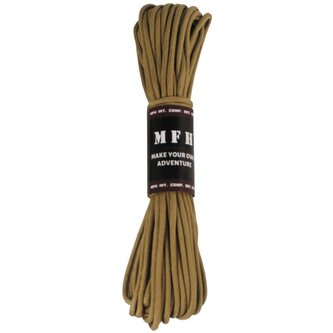 Para lano MFH Paracord 15 m - coyote